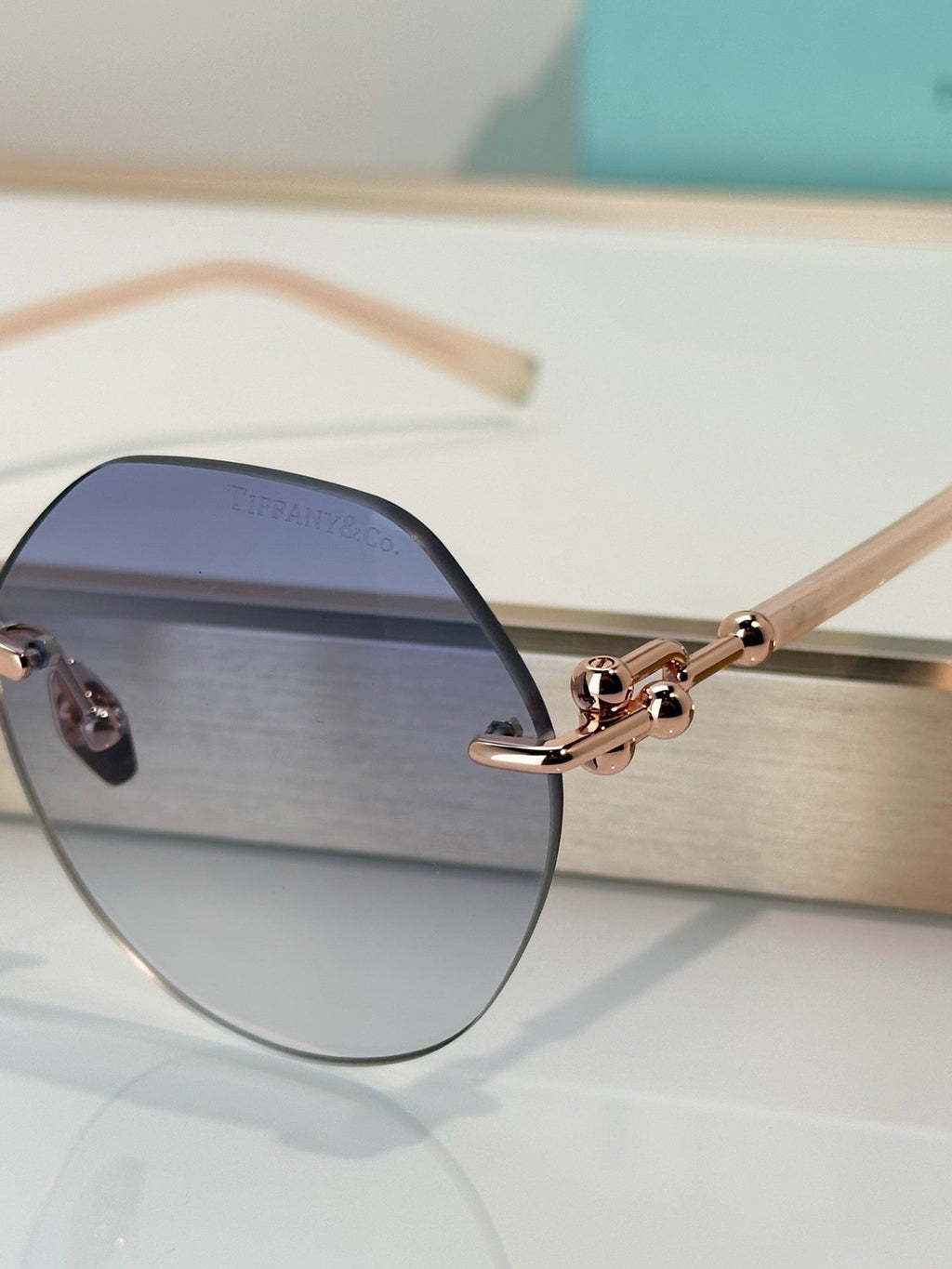 TIFFANY Tiffany & Co. TF3123 Women’s Rimless Sunglasses  ✨