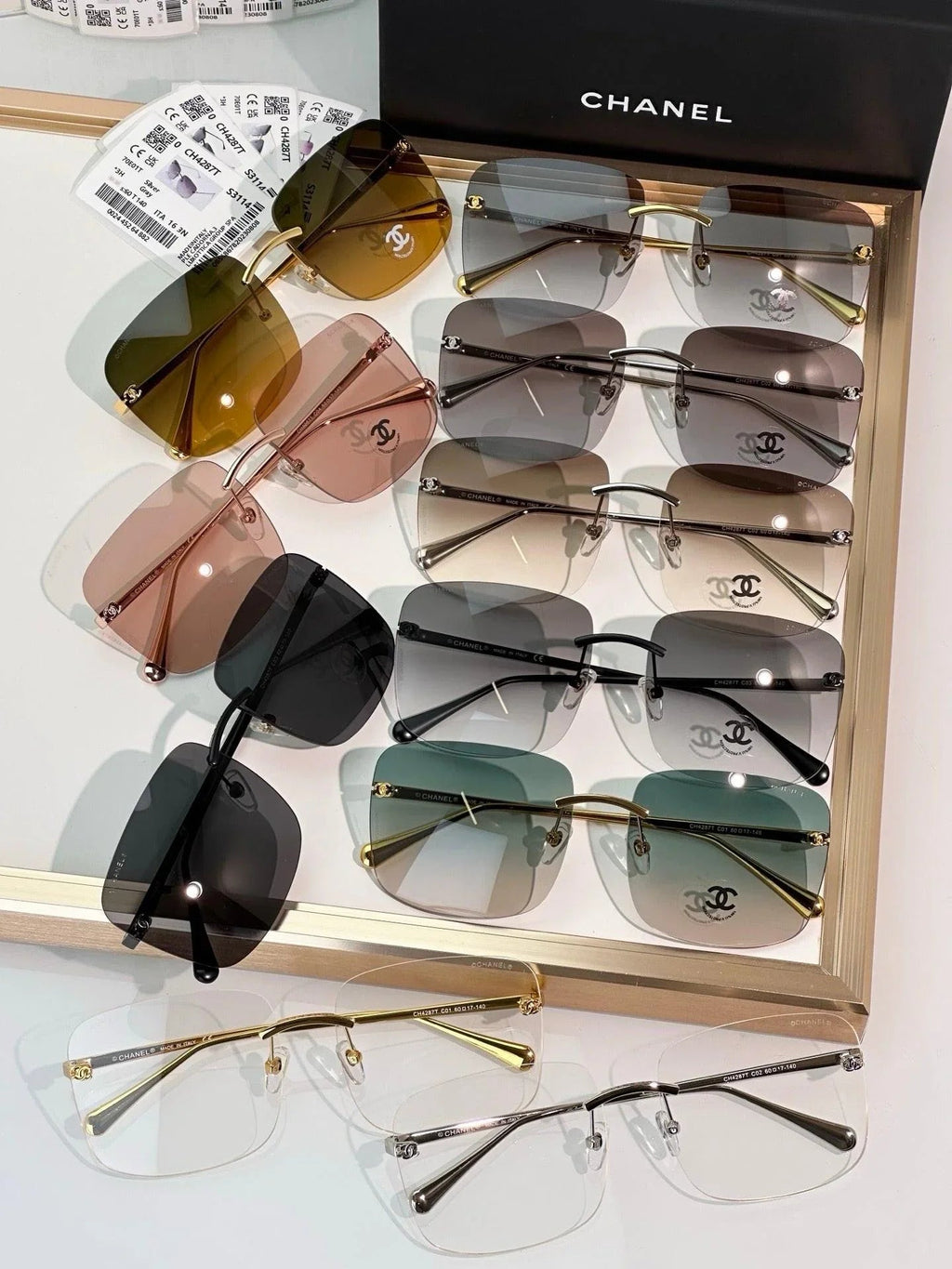 CHANEL 4287T SQUARE SUNGLASSES &GLASSES  🖤