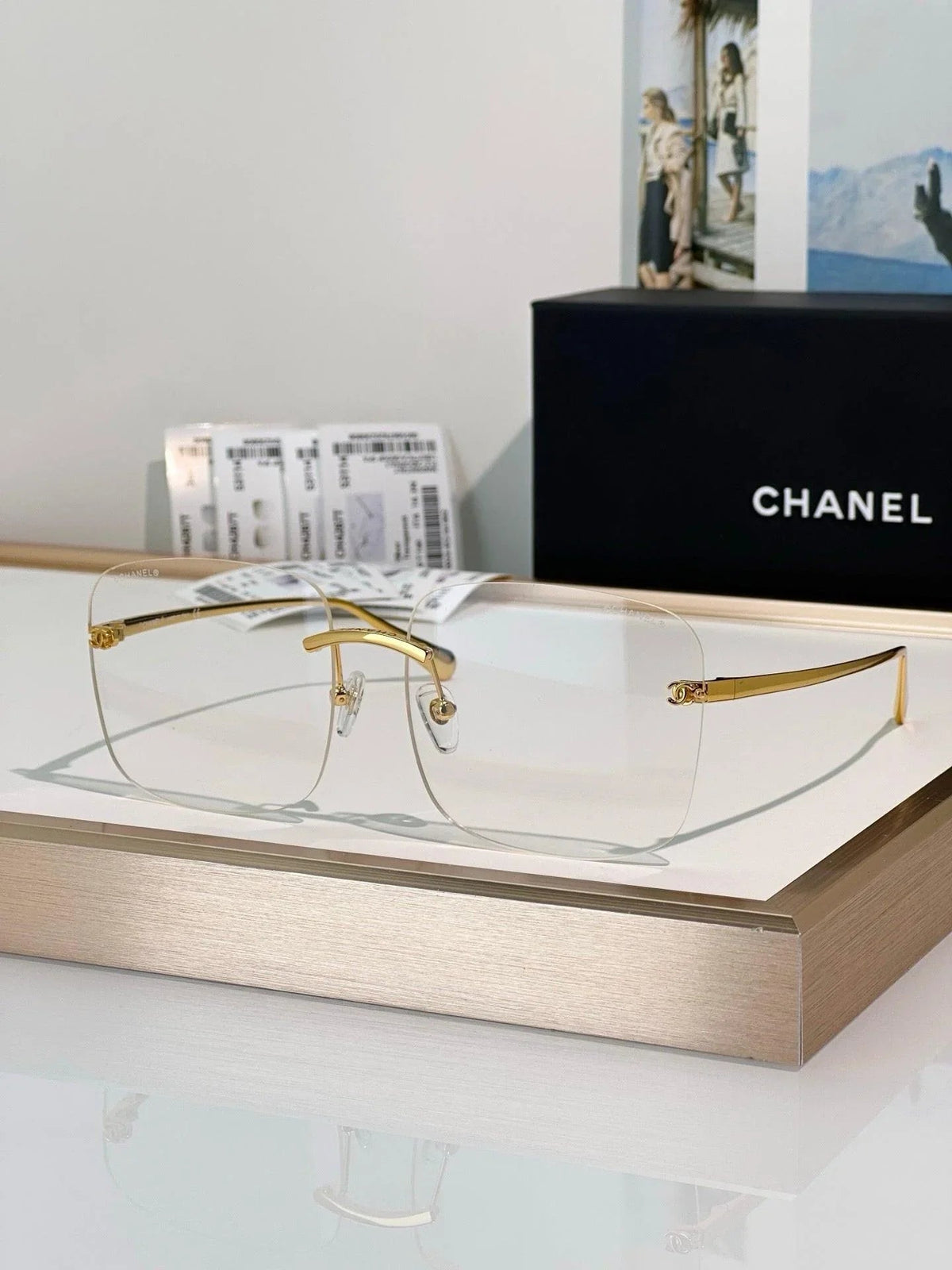 CHANEL 4287T SQUARE SUNGLASSES &GLASSES  🖤