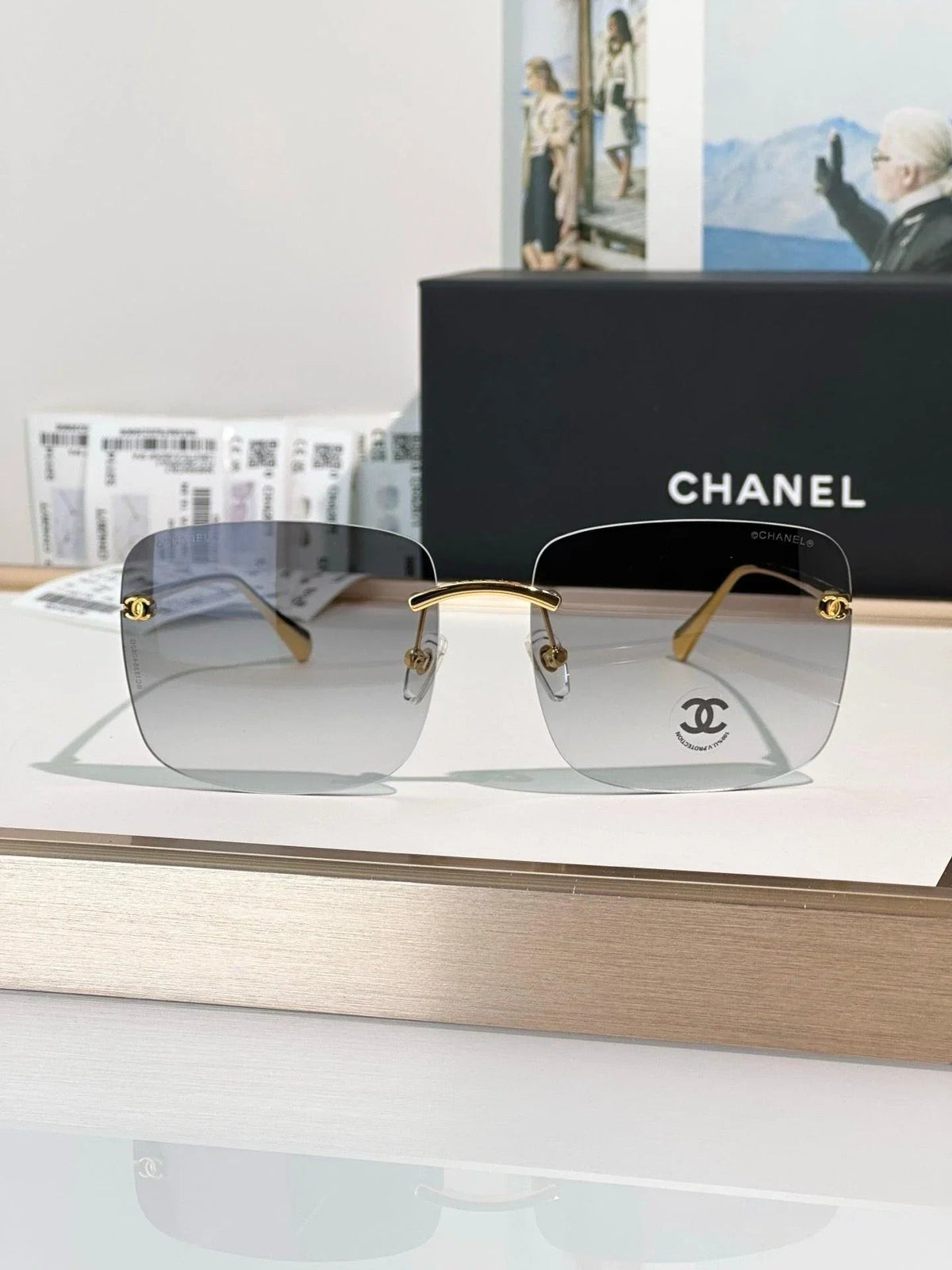 CHANEL 4287T SQUARE SUNGLASSES &GLASSES  🖤