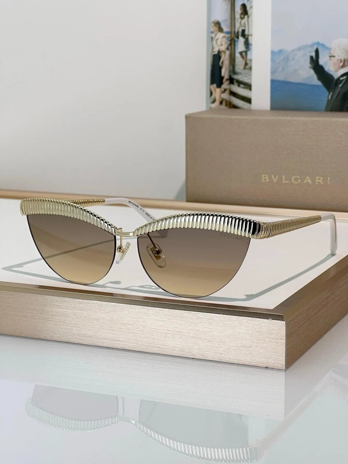 '- BVLGARI Bvlgari Tubogas BV 40056U Sunglasses ✨
