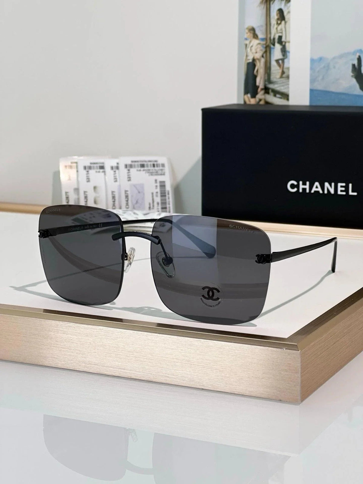 CHANEL 4287T SQUARE SUNGLASSES &GLASSES  🖤