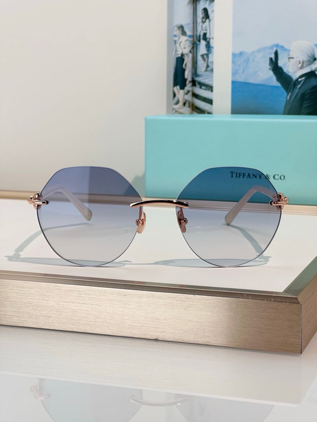TIFFANY Tiffany & Co. TF3123 Women’s Rimless Sunglasses  ✨