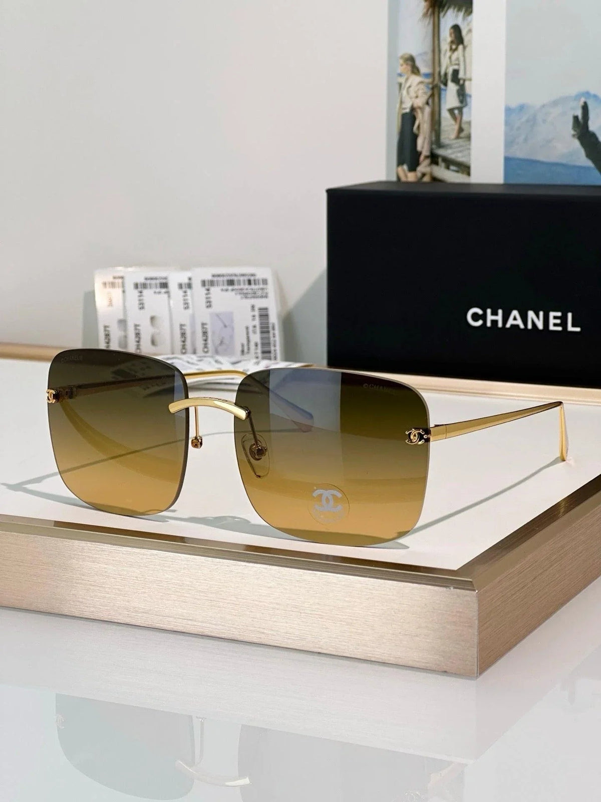 CHANEL 4287T SQUARE SUNGLASSES &GLASSES  🖤