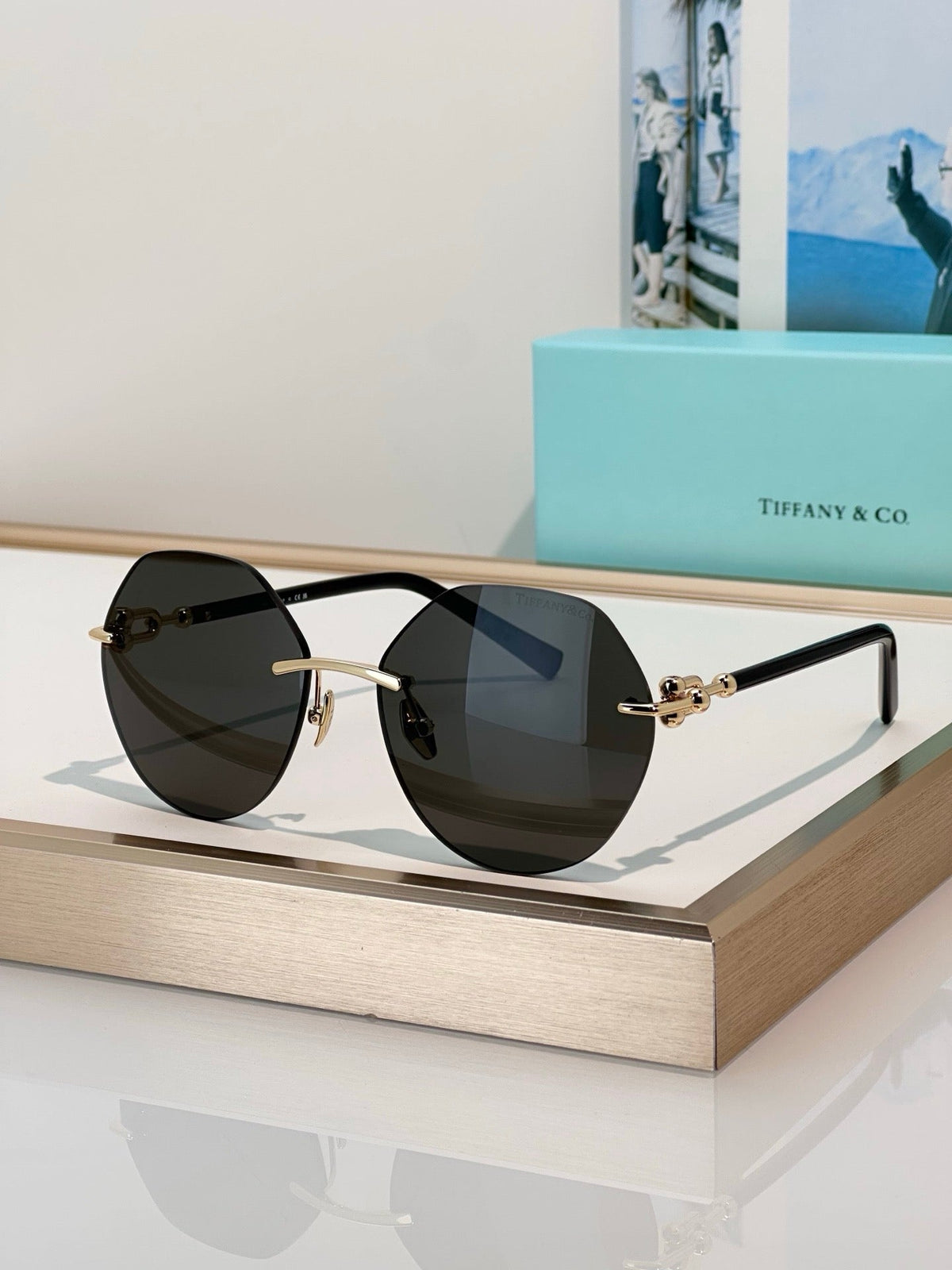 TIFFANY Tiffany & Co. TF3123 Women’s Rimless Sunglasses  ✨