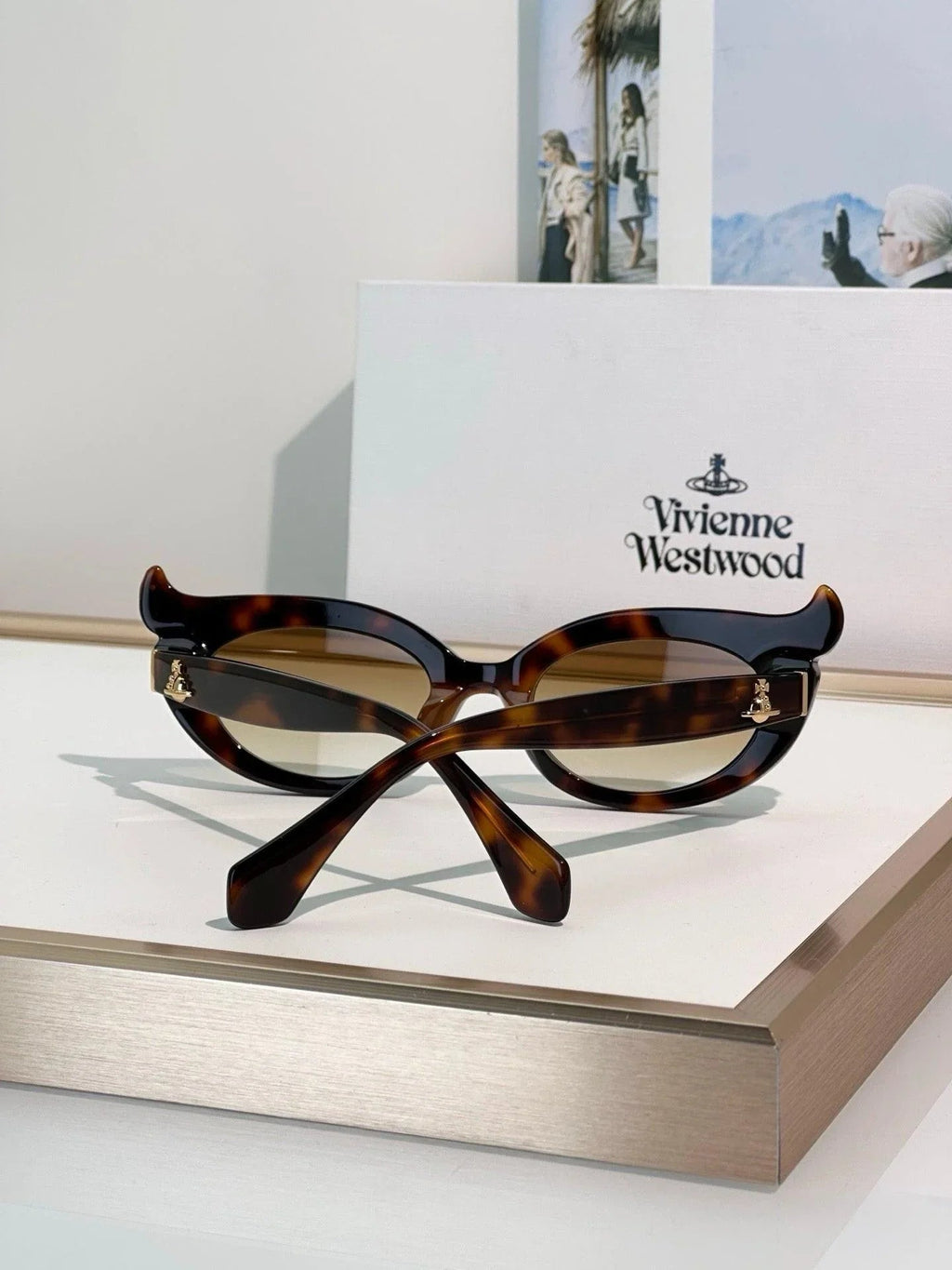 Vivienne Westwood SOO Sunglassess 5099  Little devil horn Saturn Logo cat's eye ✨