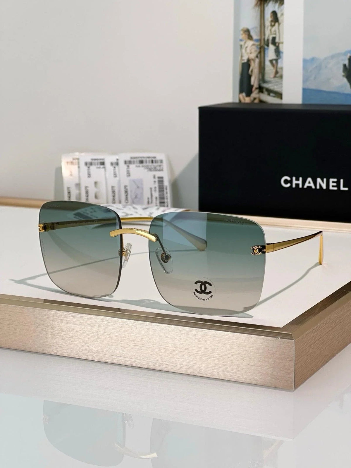 CHANEL 4287T SQUARE SUNGLASSES &GLASSES  🖤