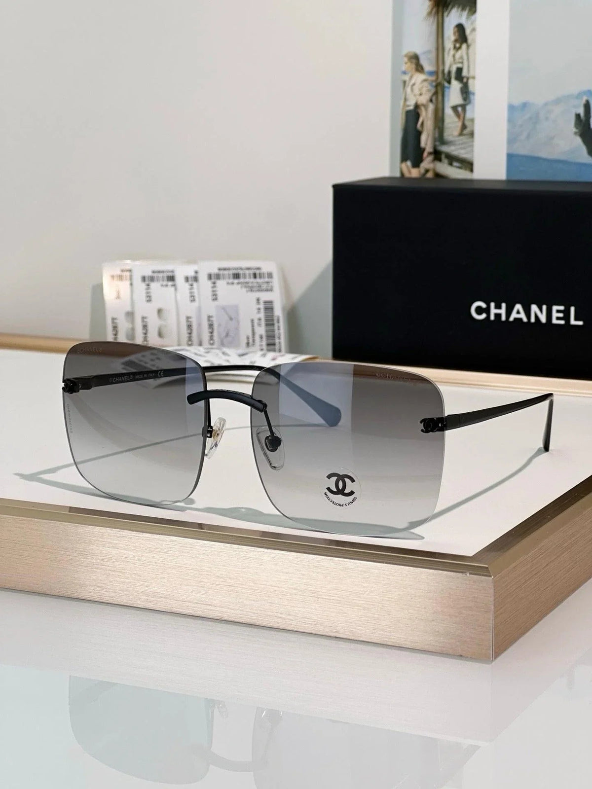CHANEL 4287T SQUARE SUNGLASSES &GLASSES  🖤