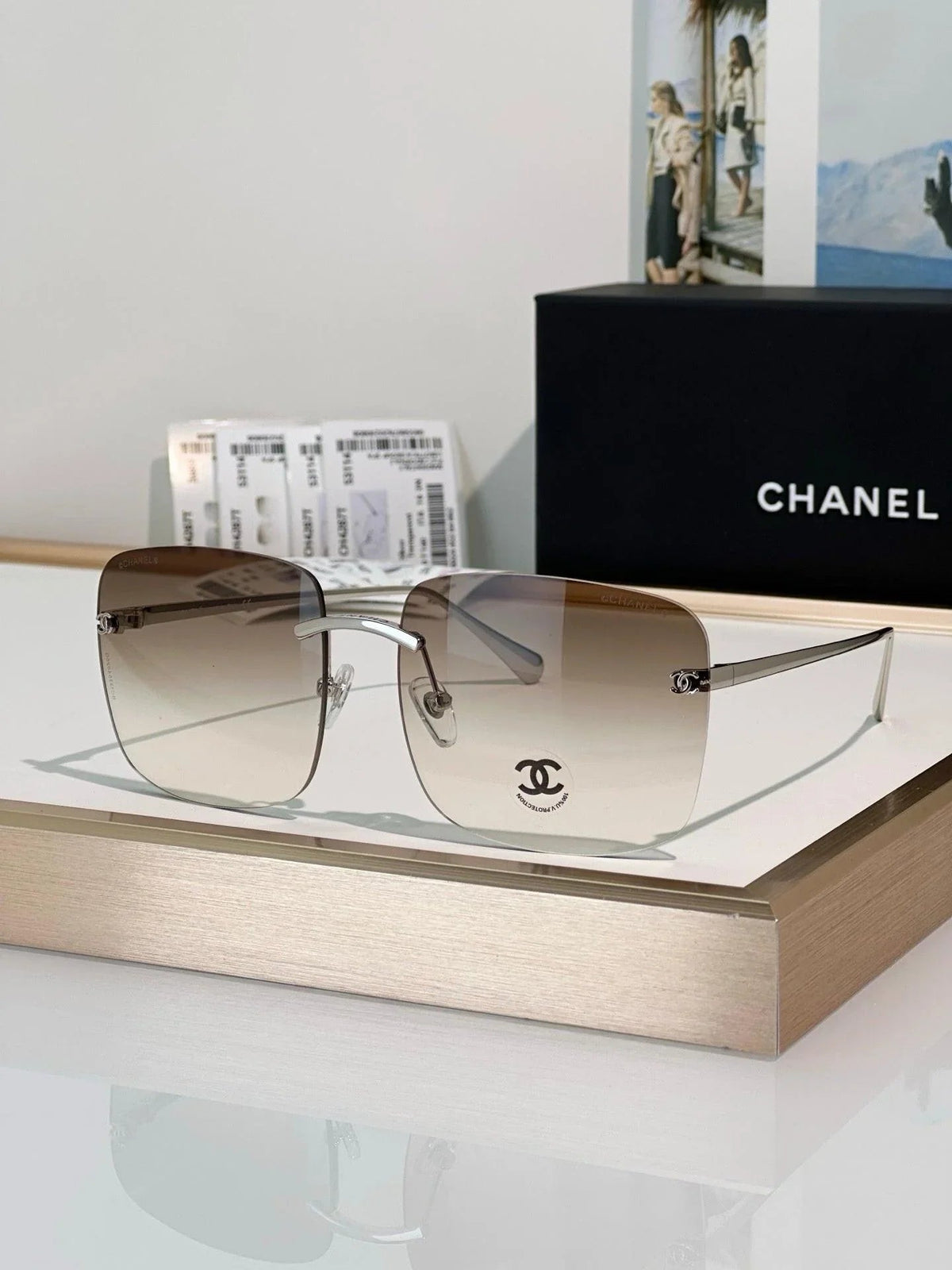CHANEL 4287T SQUARE SUNGLASSES &GLASSES  🖤