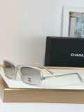 CHANEL 5043 Coco Mark Sunglasses Brown 55mm Square Chanel Eyewear  🖤