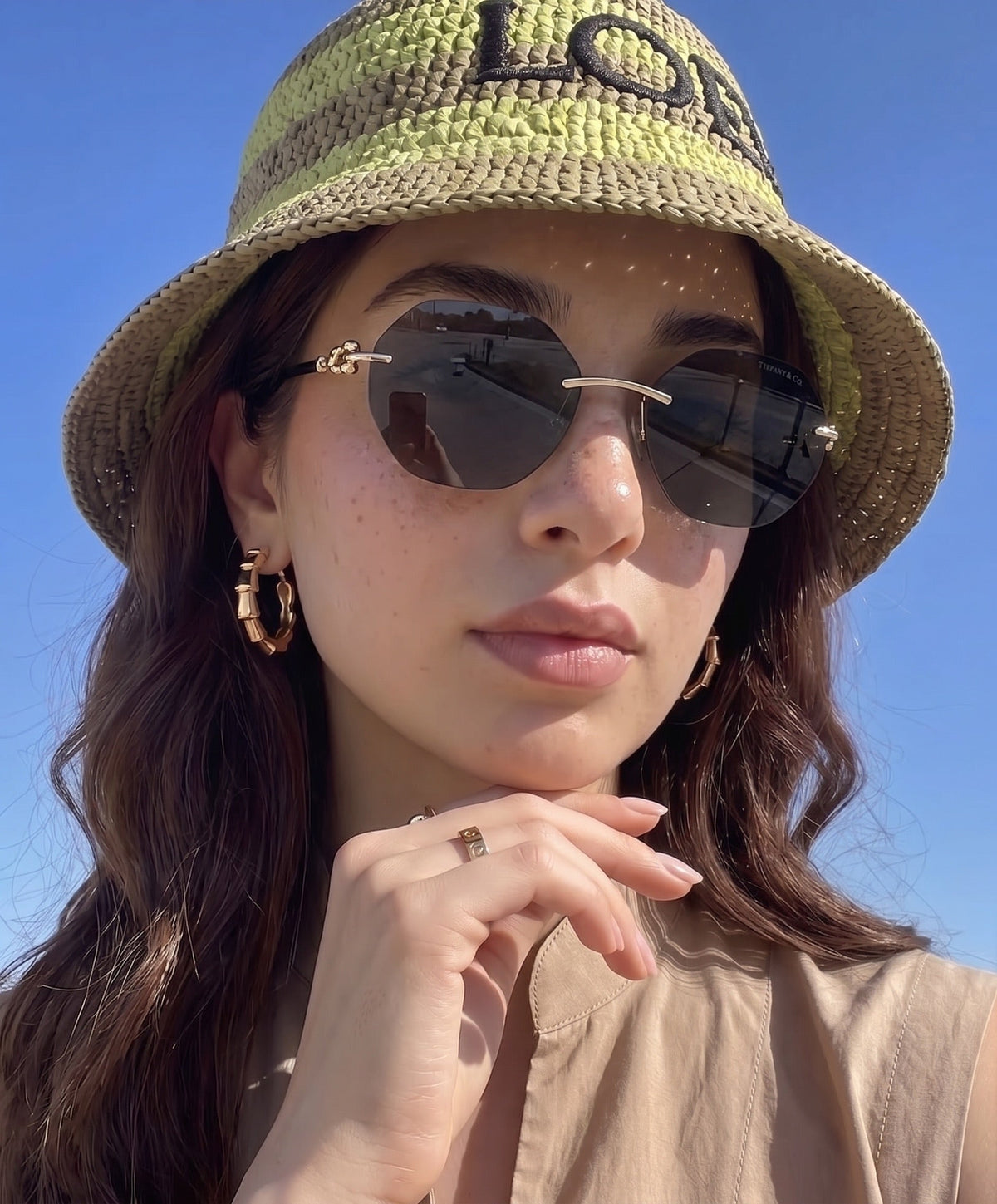TIFFANY Tiffany & Co. TF3123 Women’s Rimless Sunglasses  ✨