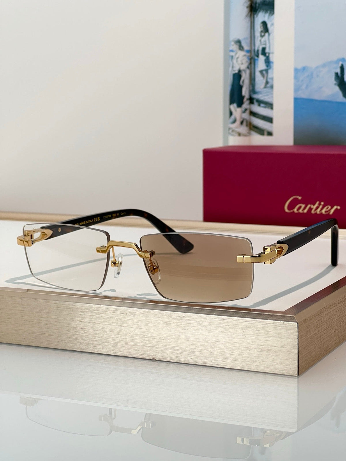 Cartier PREMIÈRE DE CARTIER CT0579S 001  Sunglasses &Photochromic Glasses 🐆
