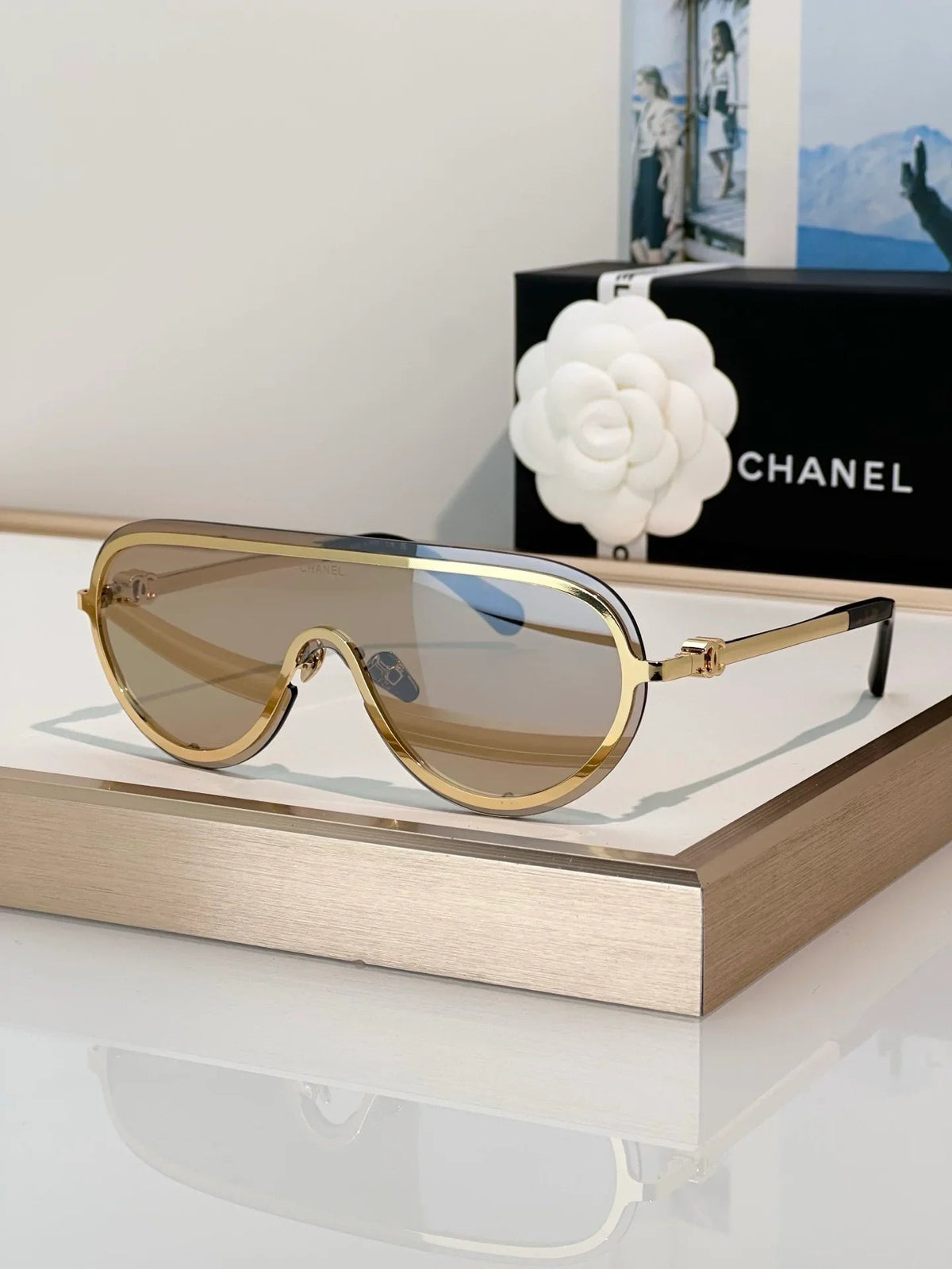 CHANEL A71786 X01060 L2551 Shield Sunglasses Chanel Eyewear  🖤