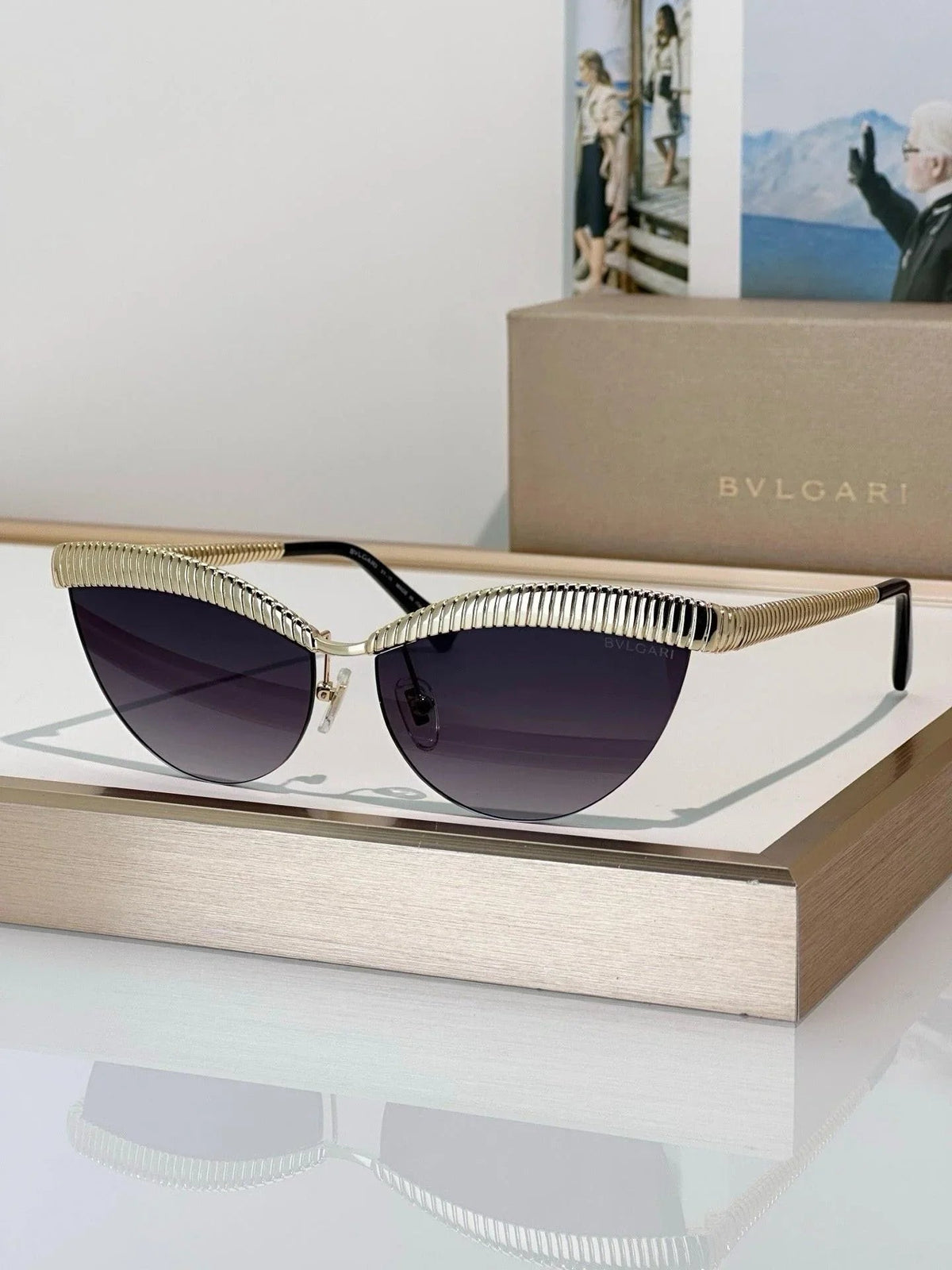 '- BVLGARI Bvlgari Tubogas BV 40056U Sunglasses ✨