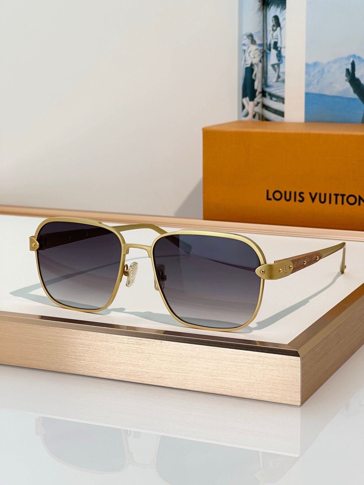 Louis Vuitton Z3247U LV Trunk Square Sunglasses ✨