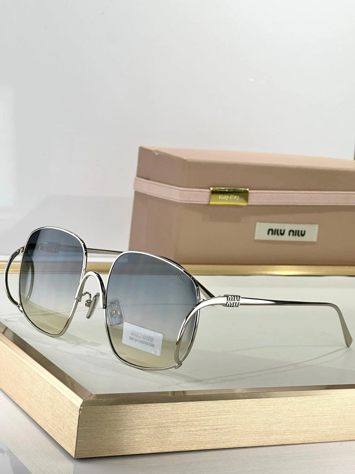 MIU MIU A57S 5AK40S Gold Sunglasses✨