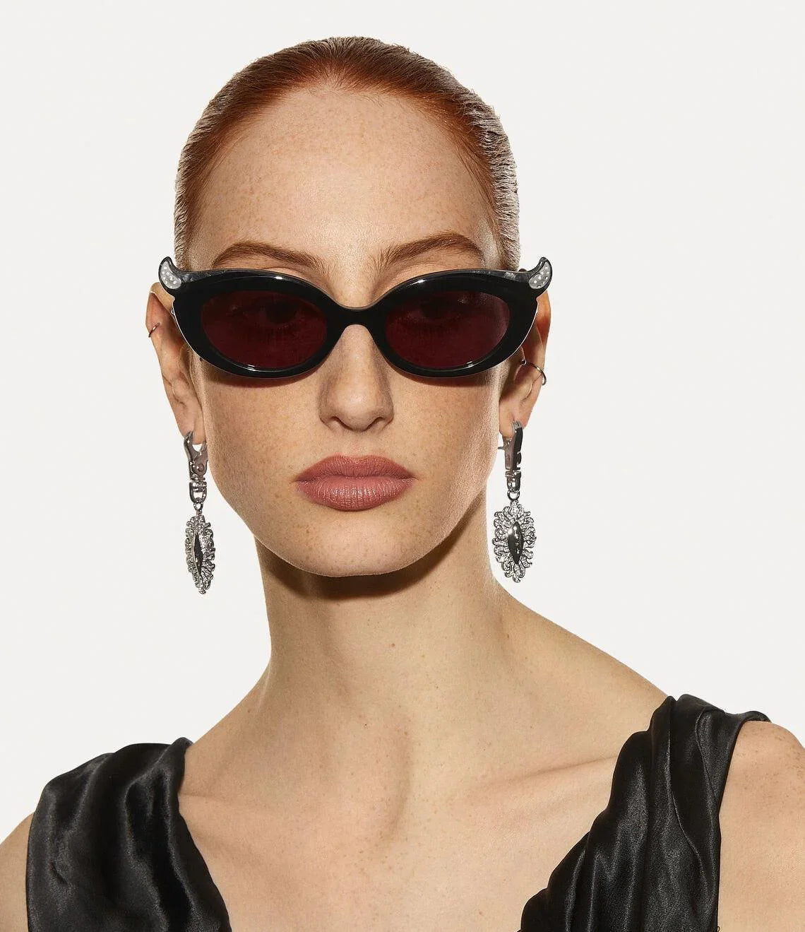 Vivienne Westwood SOO Sunglassess 5099  Little devil horn Saturn Logo cat's eye ✨