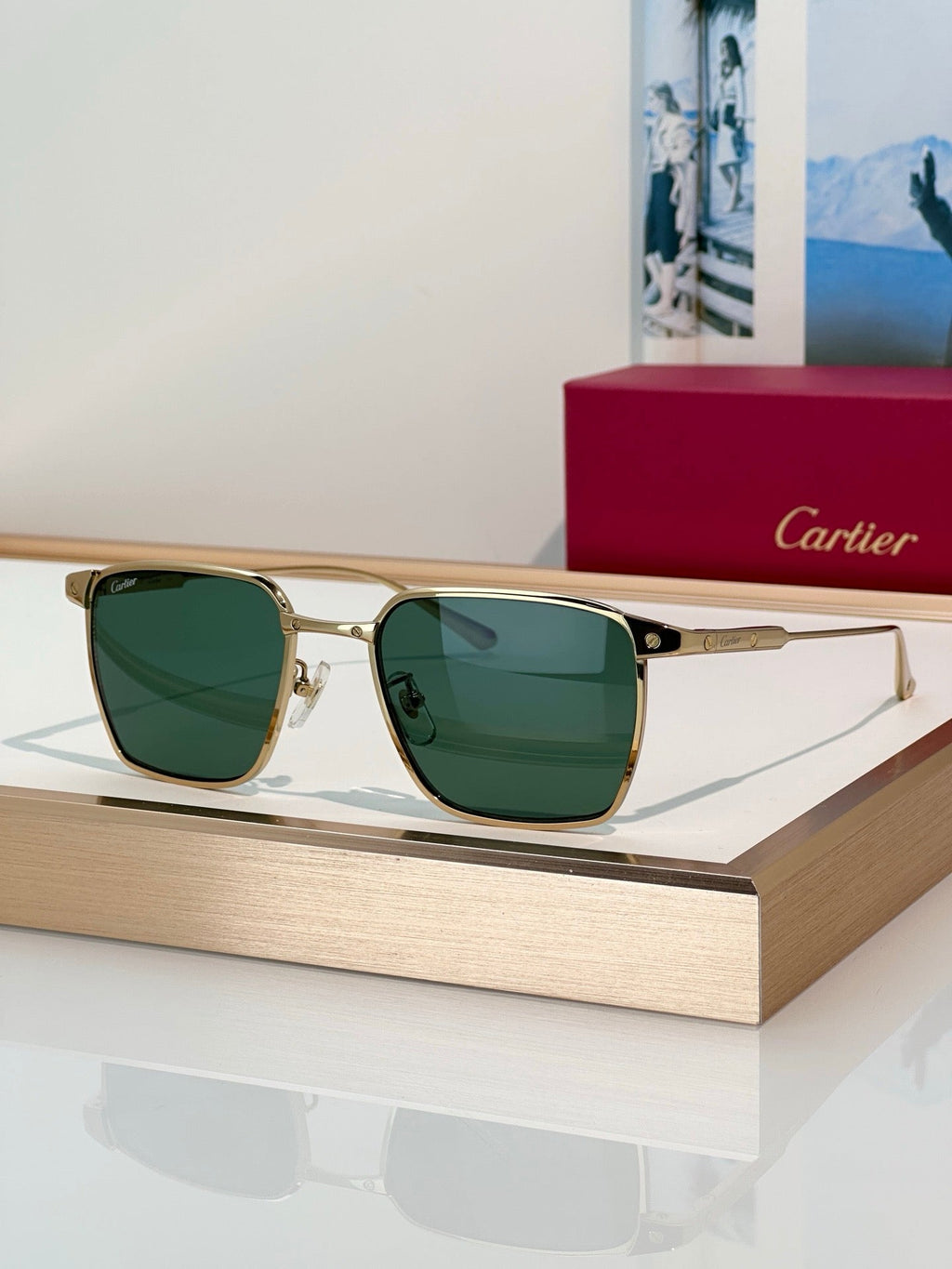 Cartier PREMIÈRE DE CARTIER CT0614O 002 Titanium Sunglasses 🐆