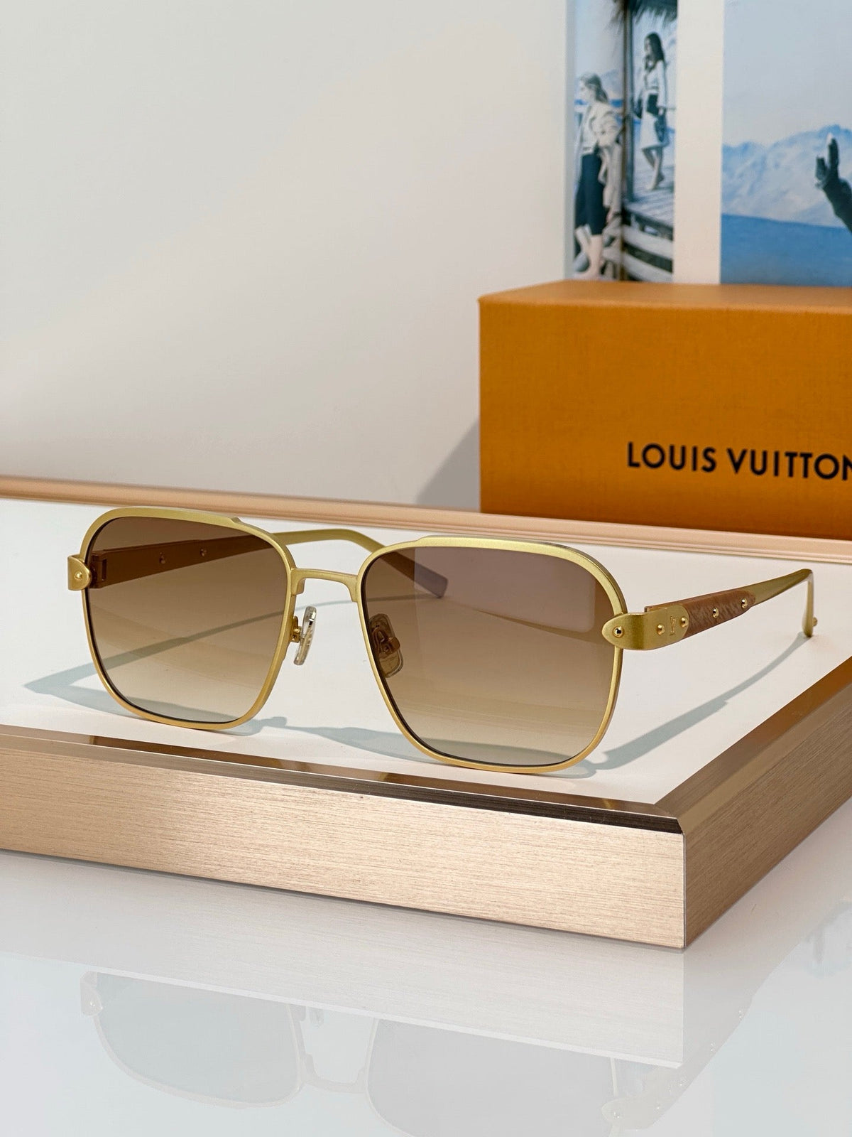 Louis Vuitton Z3247U LV Trunk Square Sunglasses ✨