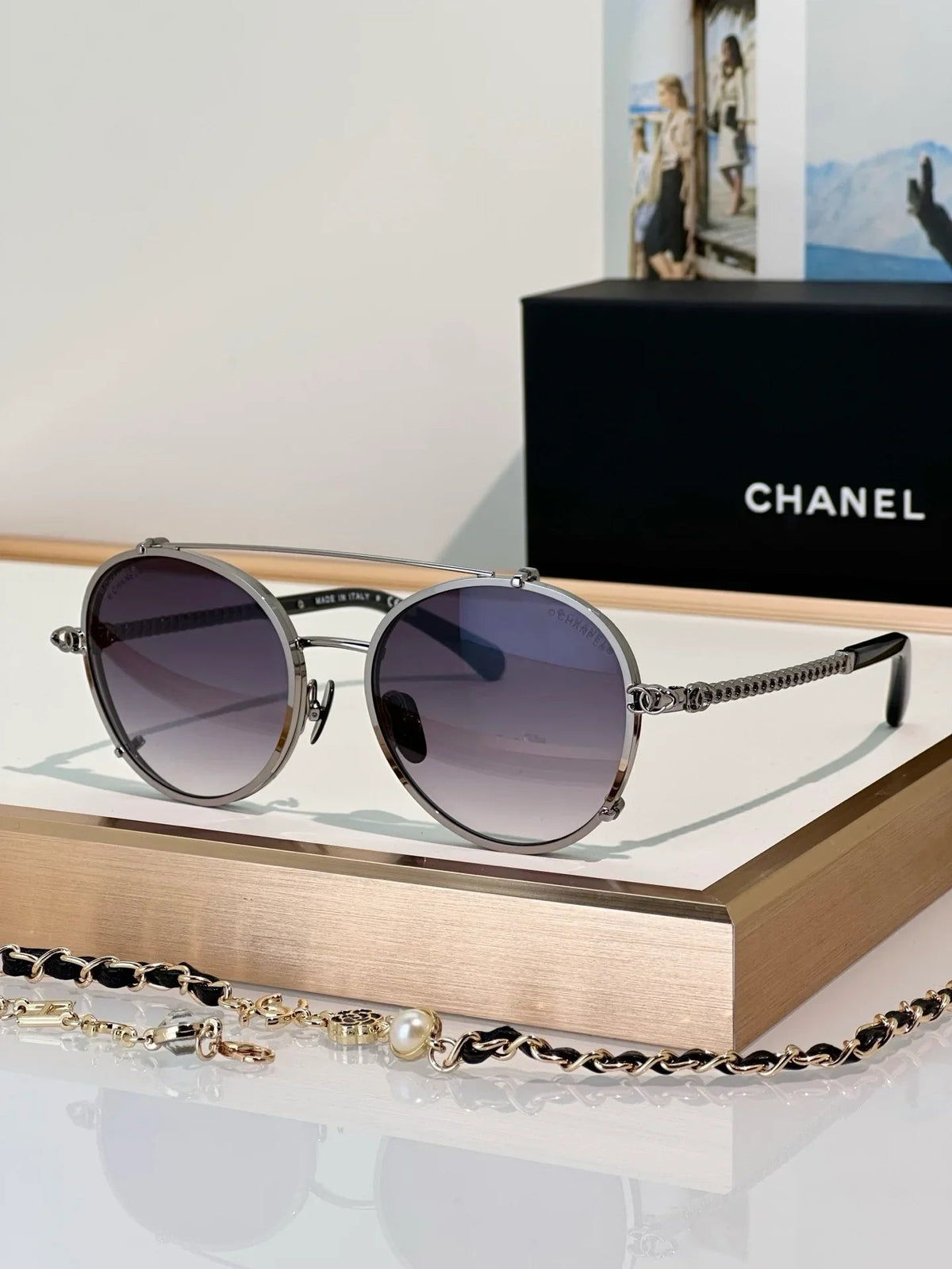 CHANEL 4291 NEW  Pilot Sunglasses Chanel Eyewear  🖤