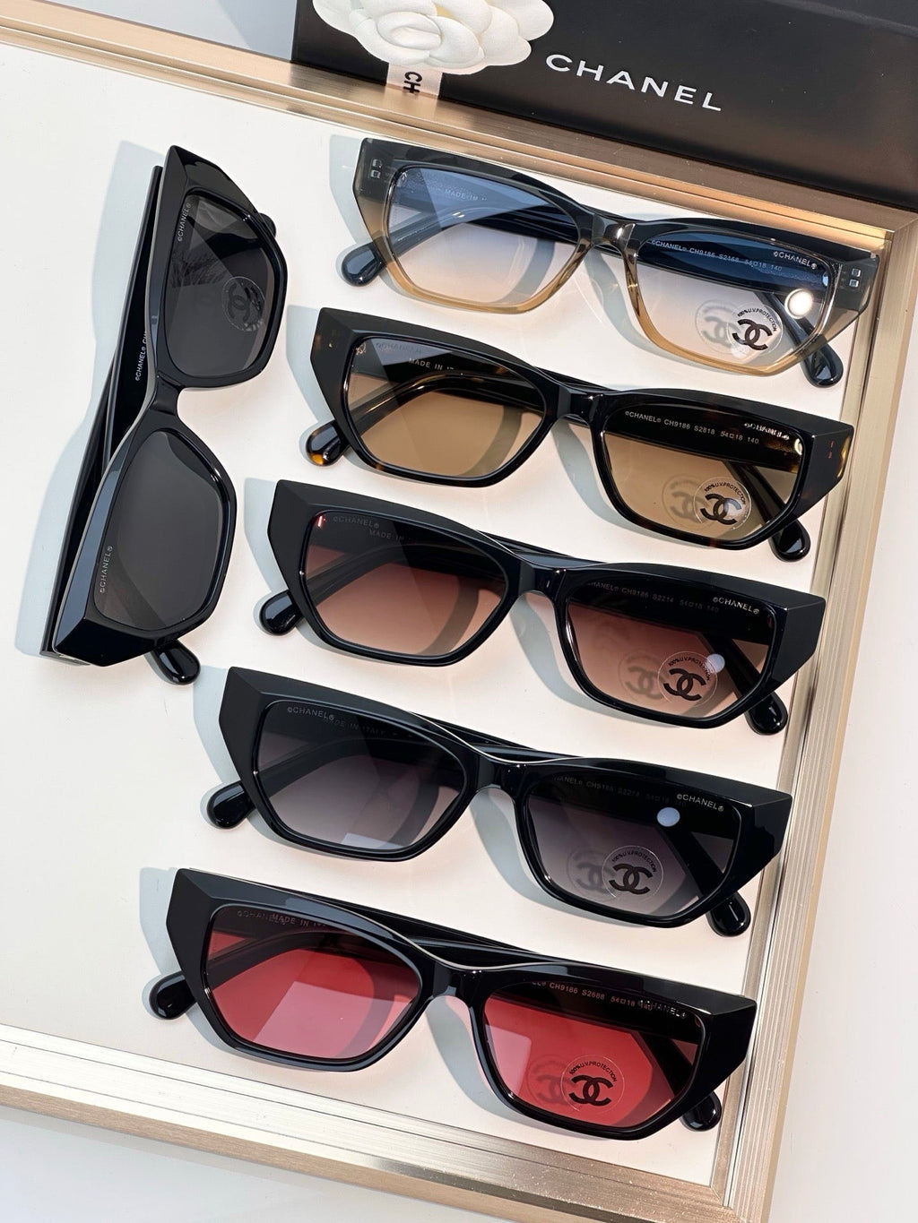 CHANEL 9186 EXCLUSIVE CAT EYE Sunglasses Chanel Eyewear  🖤