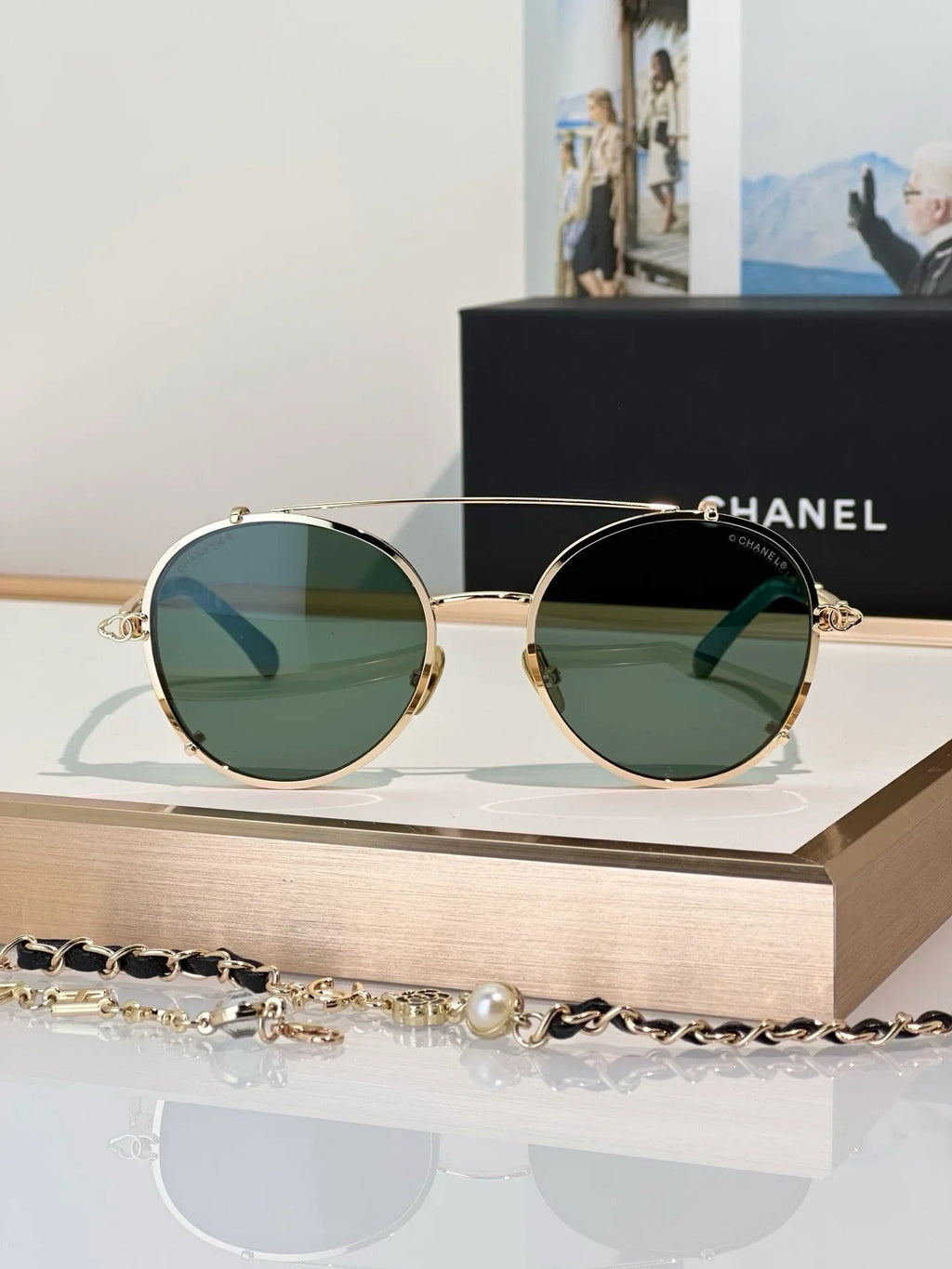 CHANEL 4291 NEW  Pilot Sunglasses Chanel Eyewear  🖤