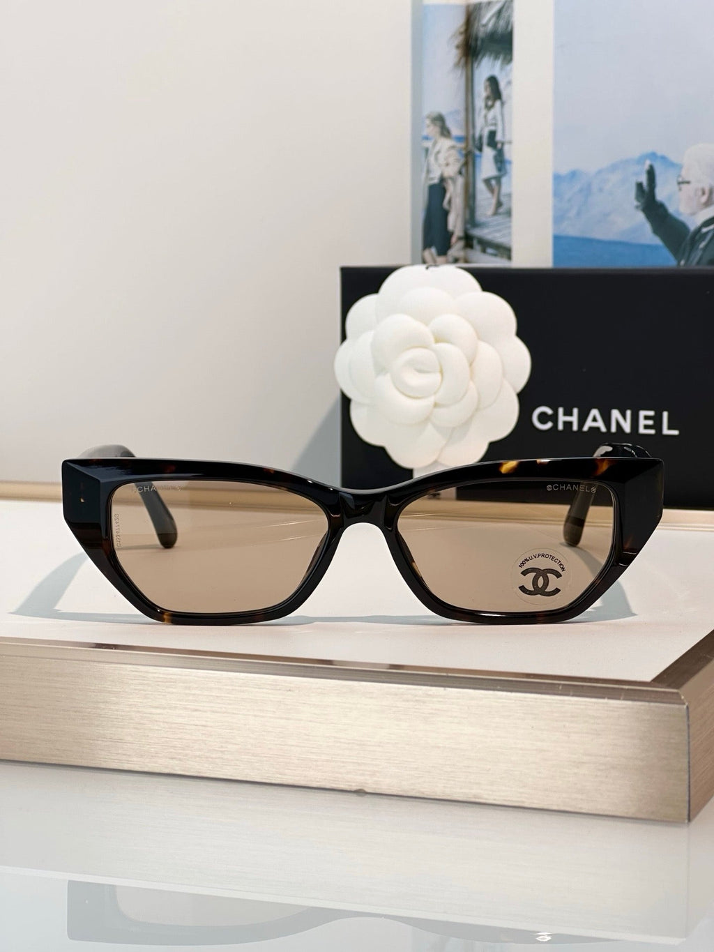 CHANEL 9186 EXCLUSIVE CAT EYE Sunglasses Chanel Eyewear  🖤