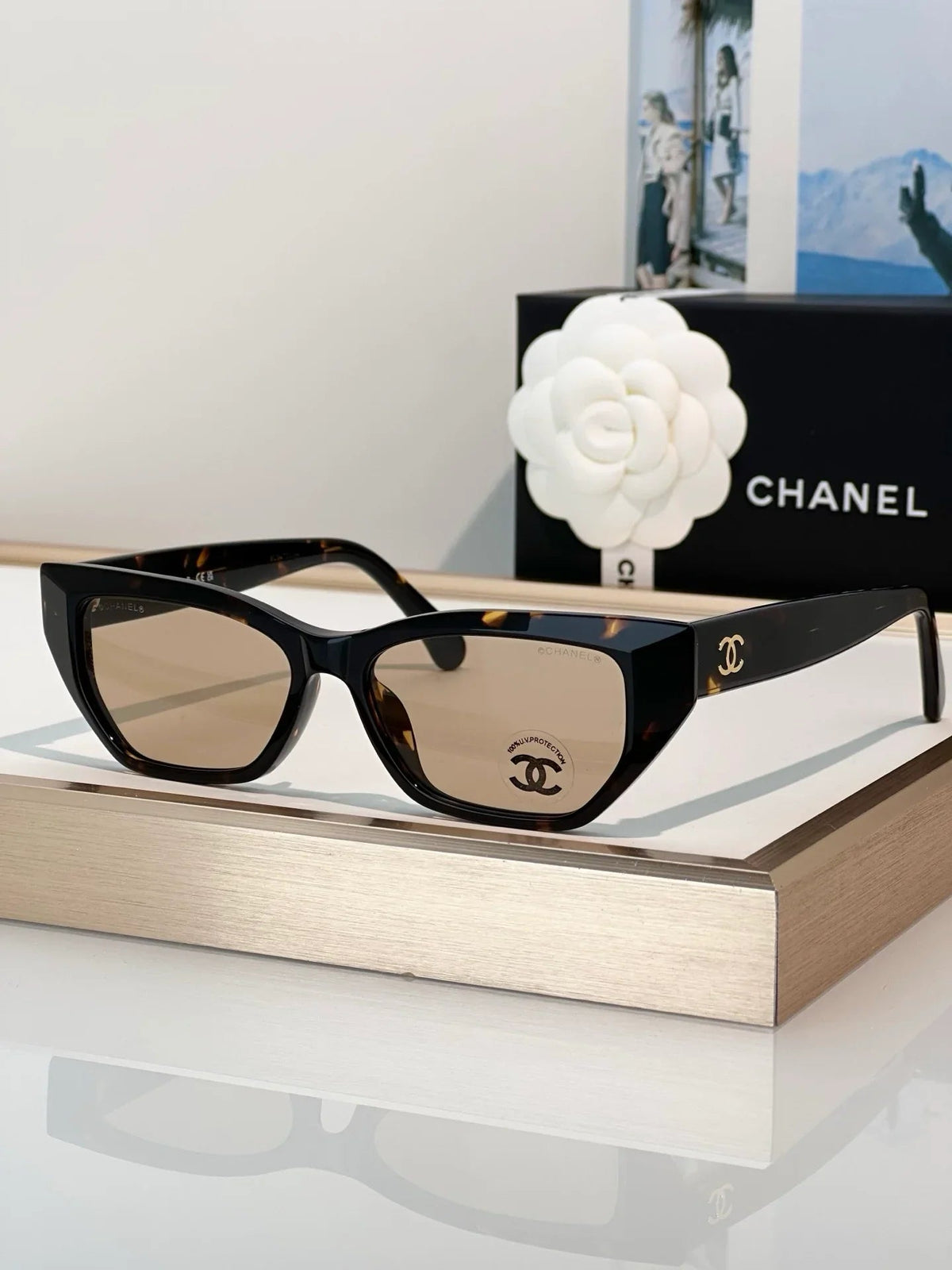 CHANEL 9186 EXCLUSIVE CAT EYE Sunglasses Chanel Eyewear  🖤