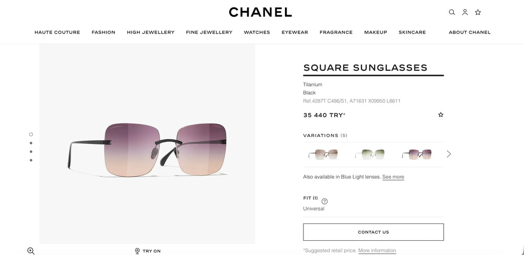 CHANEL 4287T SQUARE SUNGLASSES &GLASSES  🖤