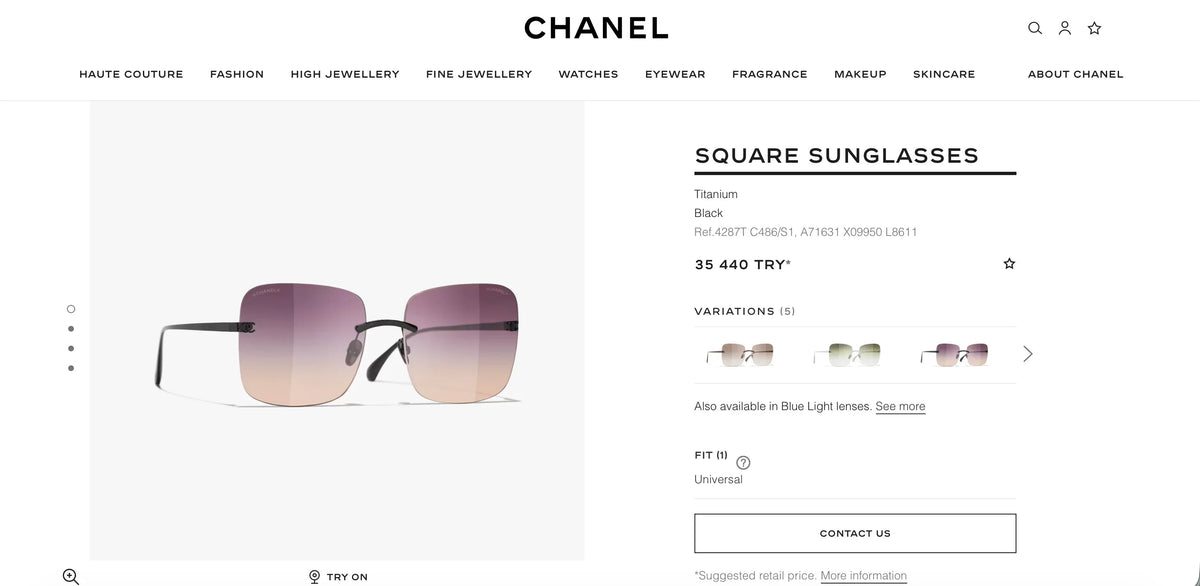 CHANEL 4287T SQUARE SUNGLASSES &GLASSES  🖤