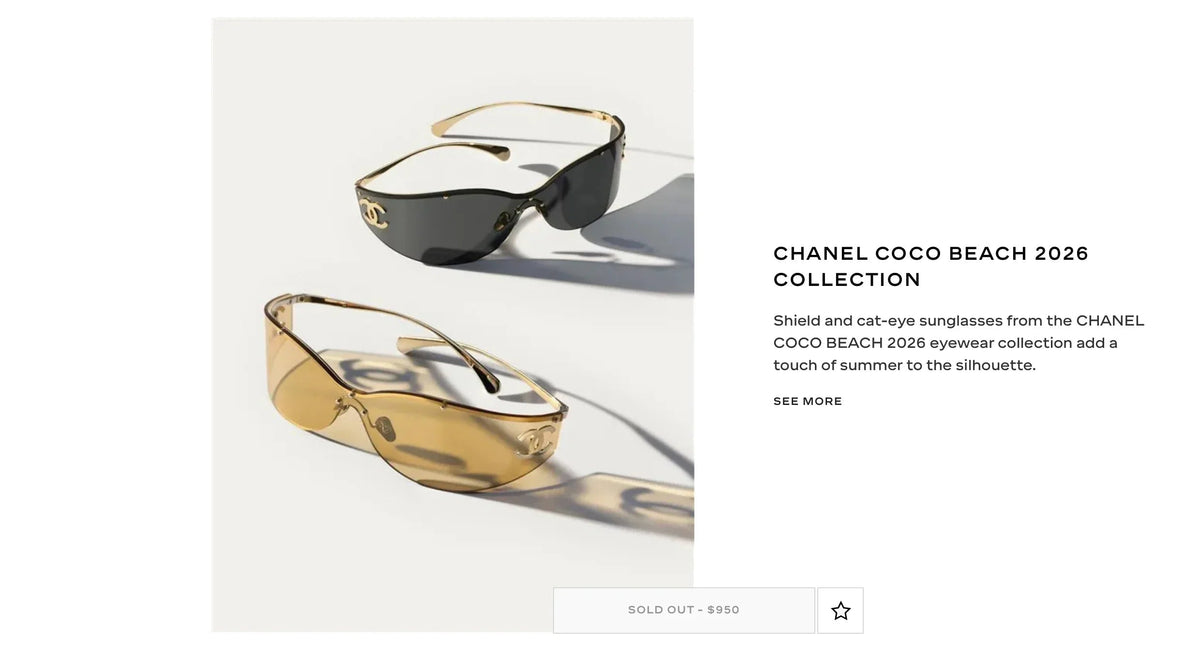 CHANEL 9582 EXCLUSIVE SHIELD Sunglasses Eyewear  🖤