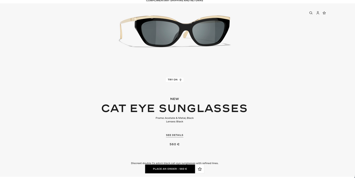 CHANEL 4299 Cat Eye Sunglasses  Eyewear  🖤