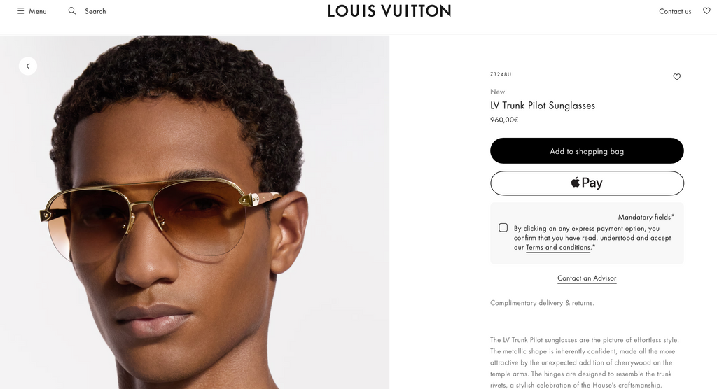 Louis Vuitton Z3248U New LV Trunk Pilot Sunglasses  ✨
