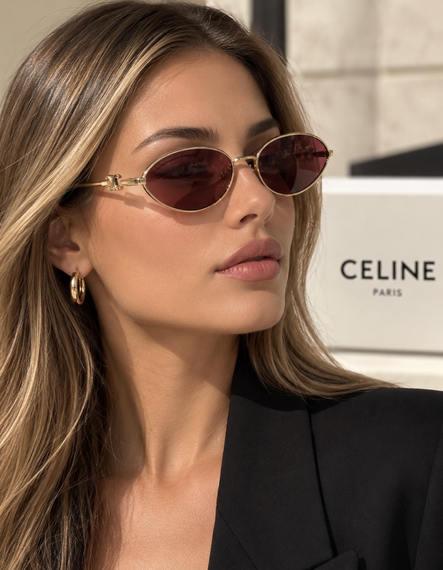 CELINE CL40354U Wire 01 Sunglasses ✨