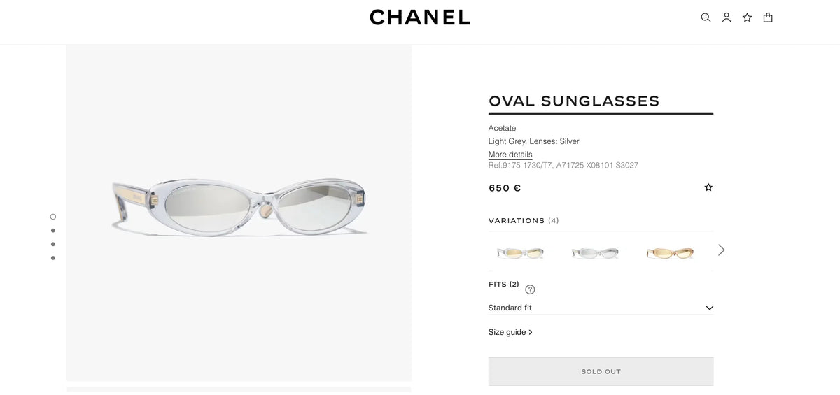 CHANEL 9175 Oval Women's Sunglasses  🖤