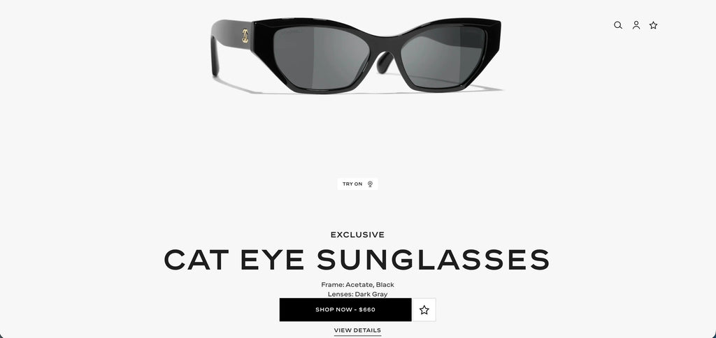 CHANEL 9186 EXCLUSIVE CAT EYE Sunglasses Chanel Eyewear  🖤