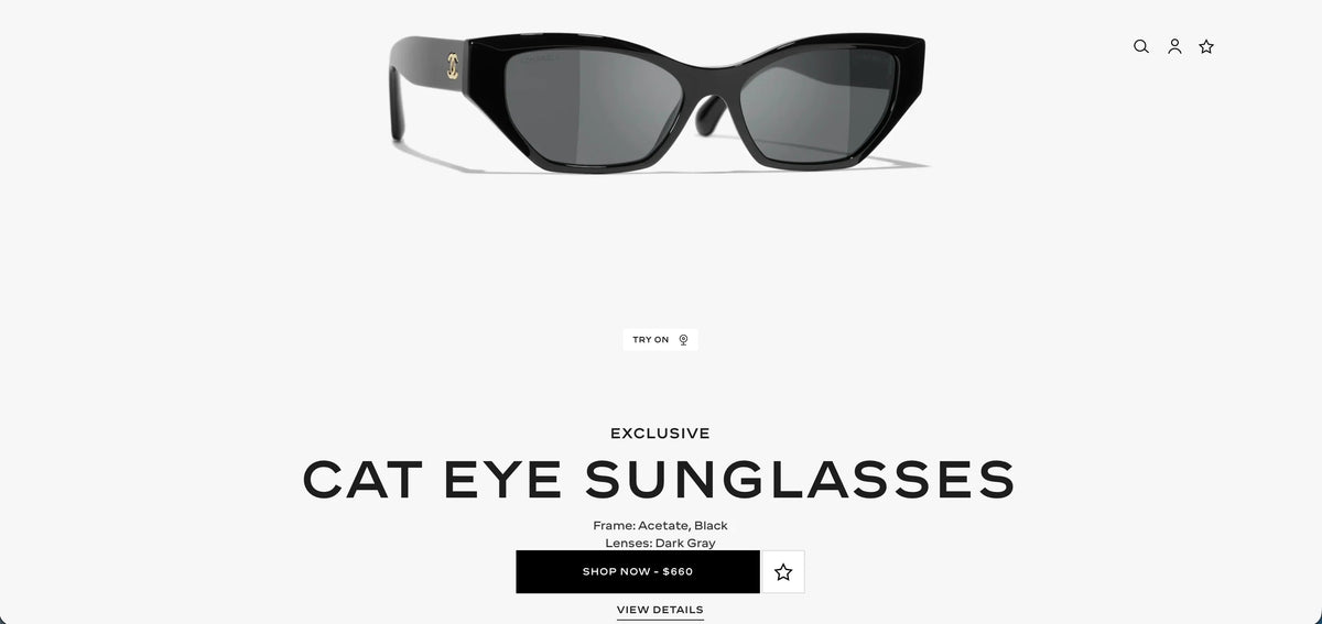 CHANEL 9186 EXCLUSIVE CAT EYE Sunglasses Chanel Eyewear  🖤