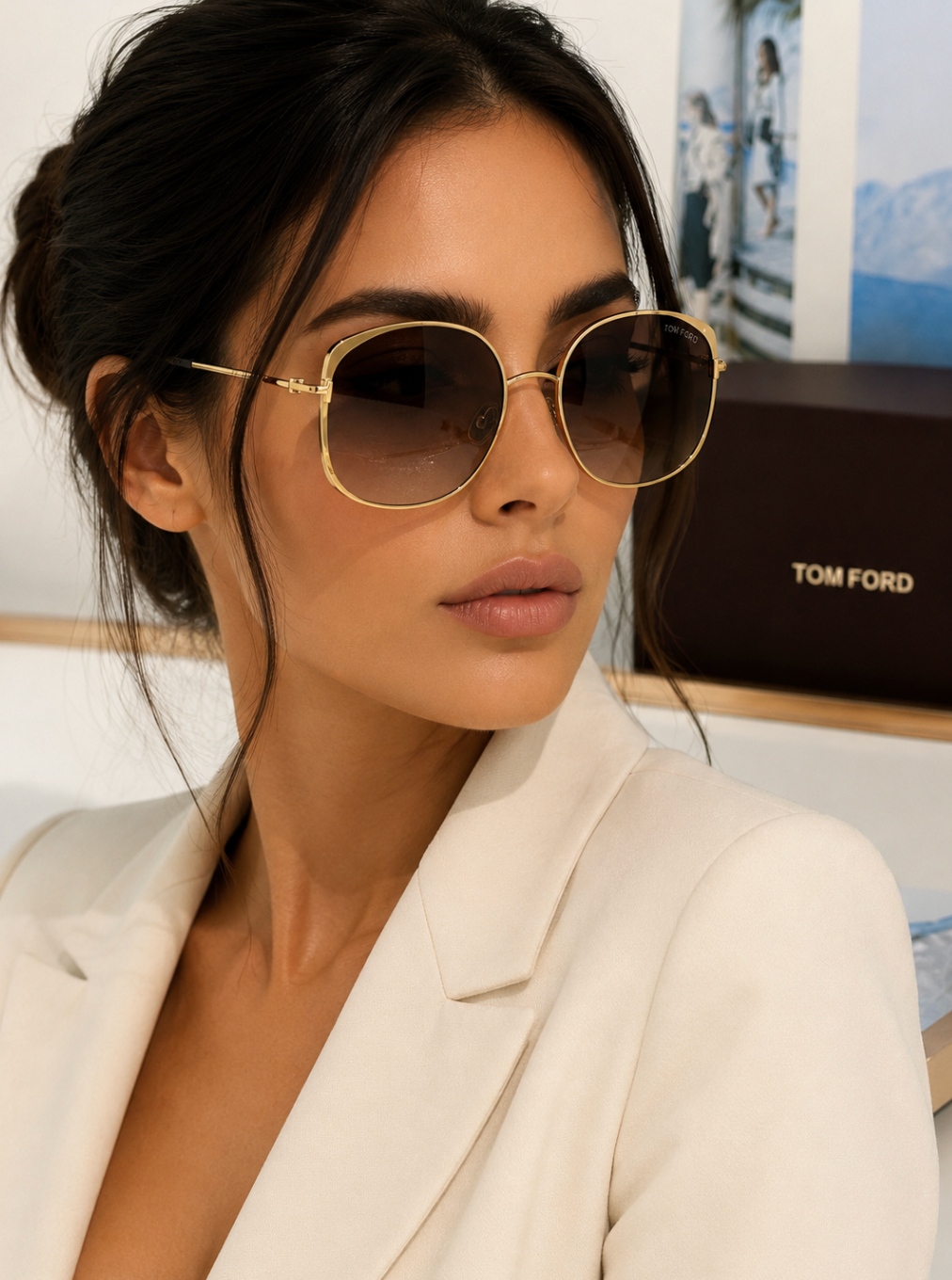 TOM FORD ABBEY-02 TF1349/S 30F Sunglasses 🔱